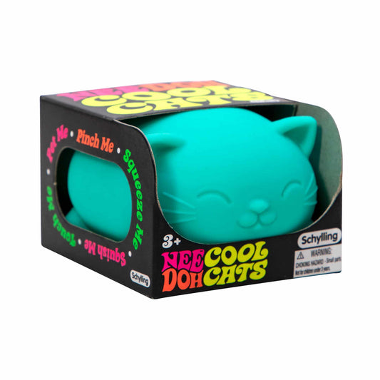 Adorable Character Cool Cats NeeDoh | Select Morning Crest - Cute Animal-Shaped NeeDoh Fidget Toy for Kids Detail