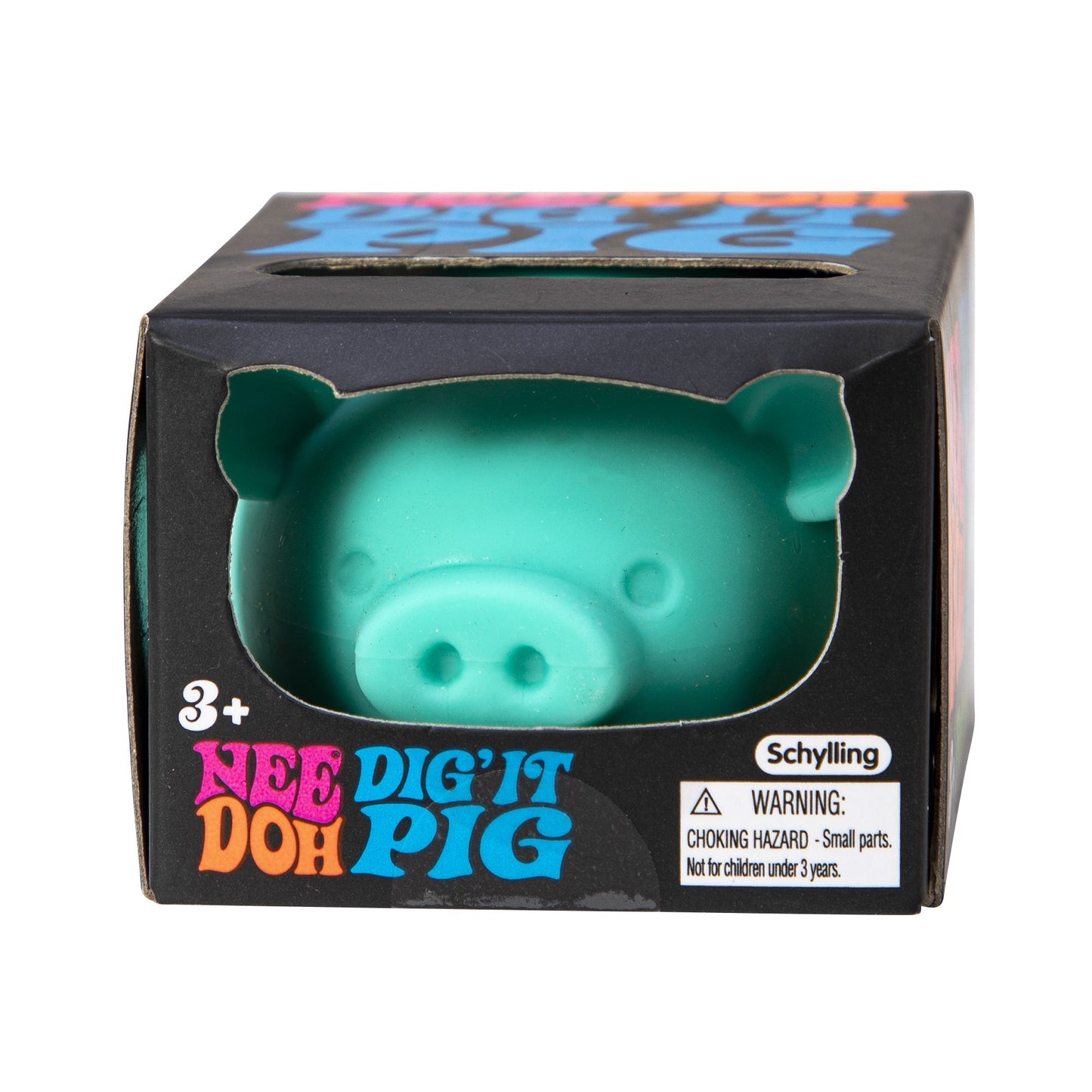 Animal-Shaped NeeDoh Dig’ It Pig | Select Velvet Canopy - Cute Animal-Shaped NeeDoh Fidget Toy for Kids Detail