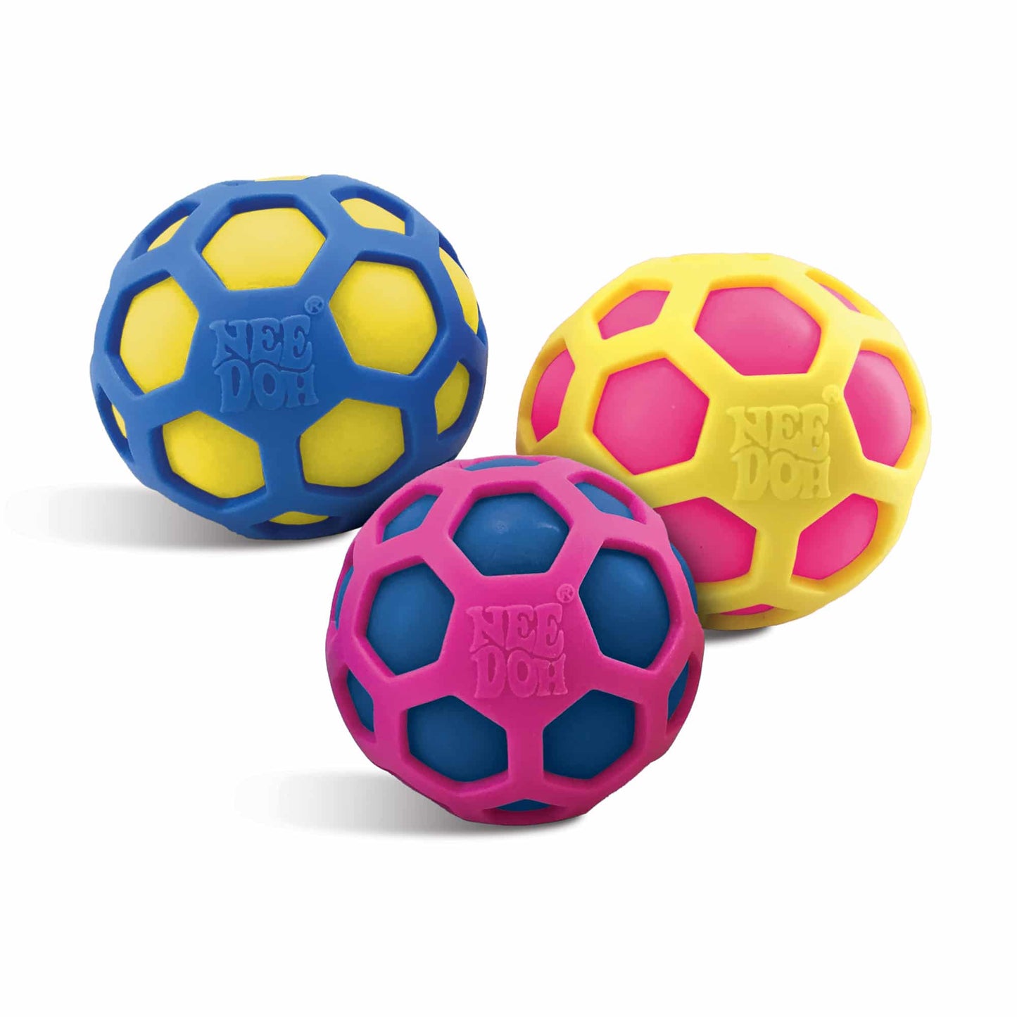 Fuzzy Flocked Atomic NeeDoh | Collection Harbor Flare - Spiky Textured Groovy Glob for Sensory Therapy Detail