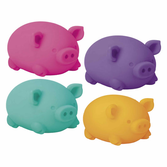 Animal-Shaped NeeDoh Dig’ It Pig | Select Velvet Canopy - Cute Animal-Shaped NeeDoh Fidget Toy for Kids - Surprise Me! (Random Color)