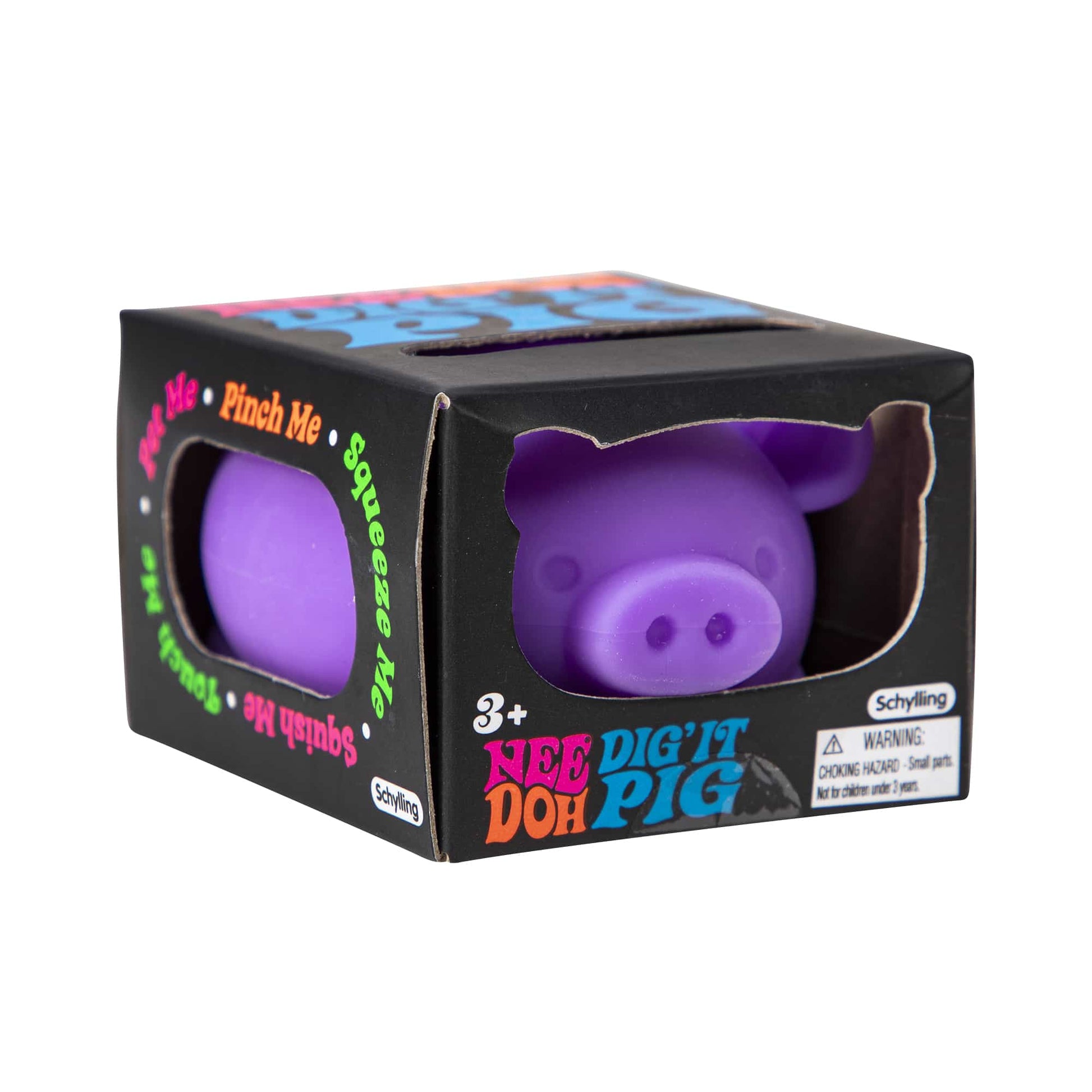 Animal-Shaped NeeDoh Dig’ It Pig | Select Velvet Canopy - Cute Animal-Shaped NeeDoh Fidget Toy for Kids Detail
