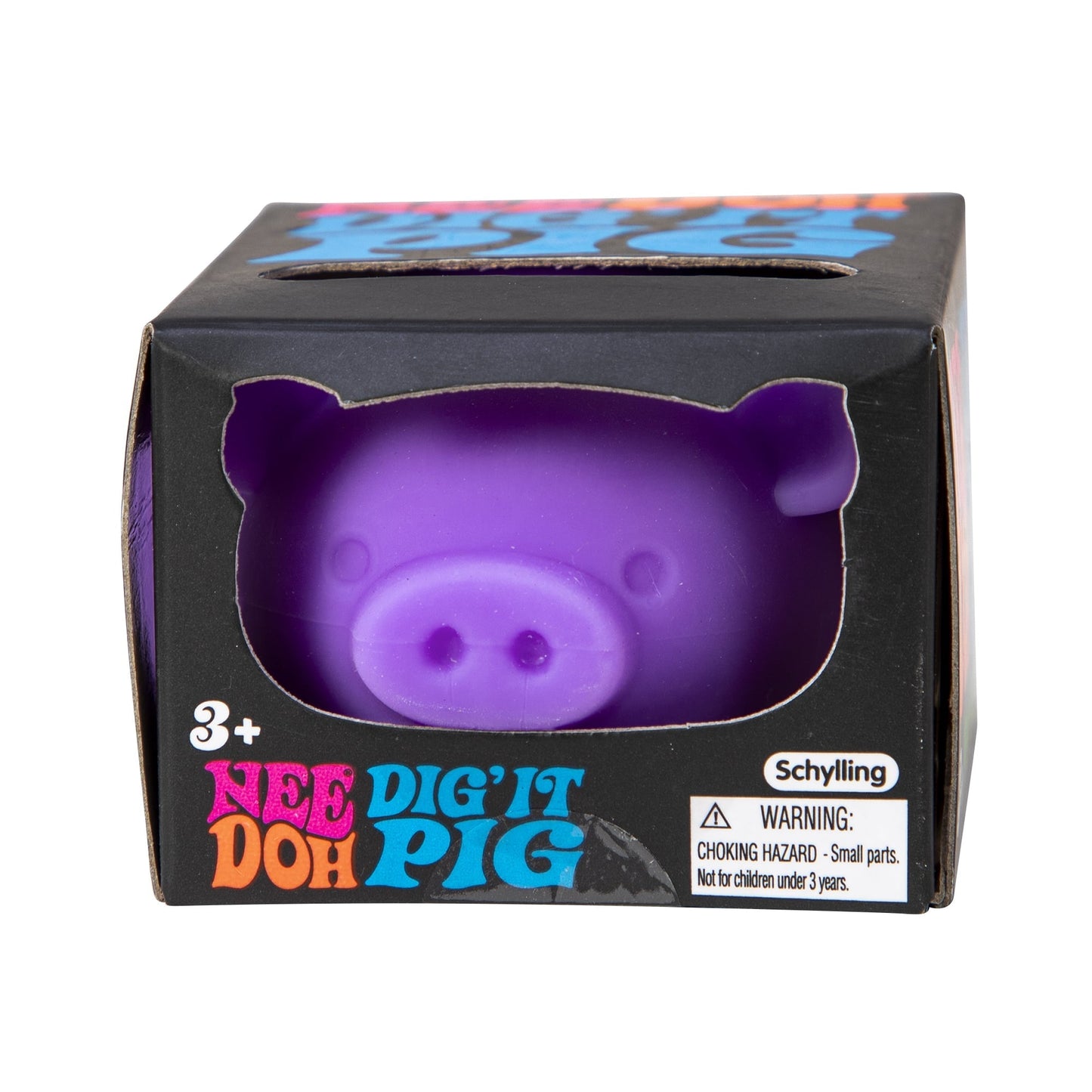 Animal-Shaped NeeDoh Dig’ It Pig | Select Velvet Canopy - Cute Animal-Shaped NeeDoh Fidget Toy for Kids Detail