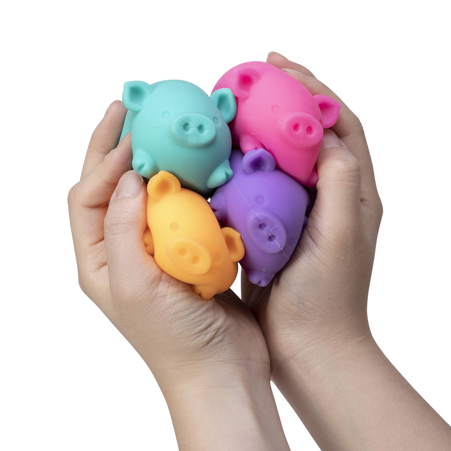 Animal-Shaped NeeDoh Dig’ It Pig | Select Velvet Canopy - Cute Animal-Shaped NeeDoh Fidget Toy for Kids Detail