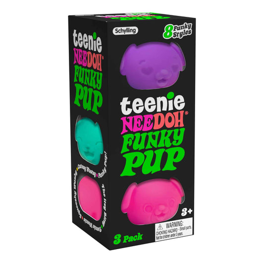 Adorable Character Teenie NeeDoh Funky Pup | Edition Copper Bloom - Dino Character Malt-Gel Filled Sensory Glob - Default Title