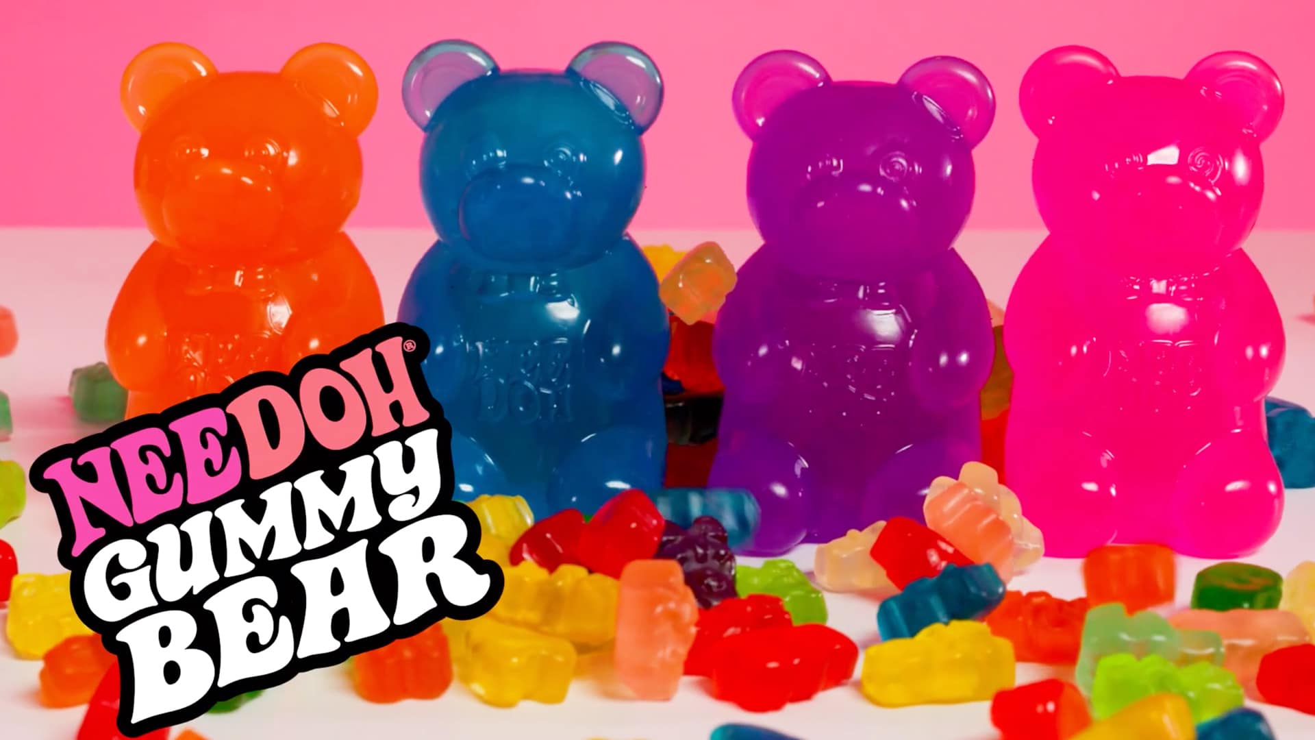 Fun Food Fidget NeeDoh Gummy Bear | Edition Canyon Forest - Fun Food Fidget Cookie Squishable Toy Detail