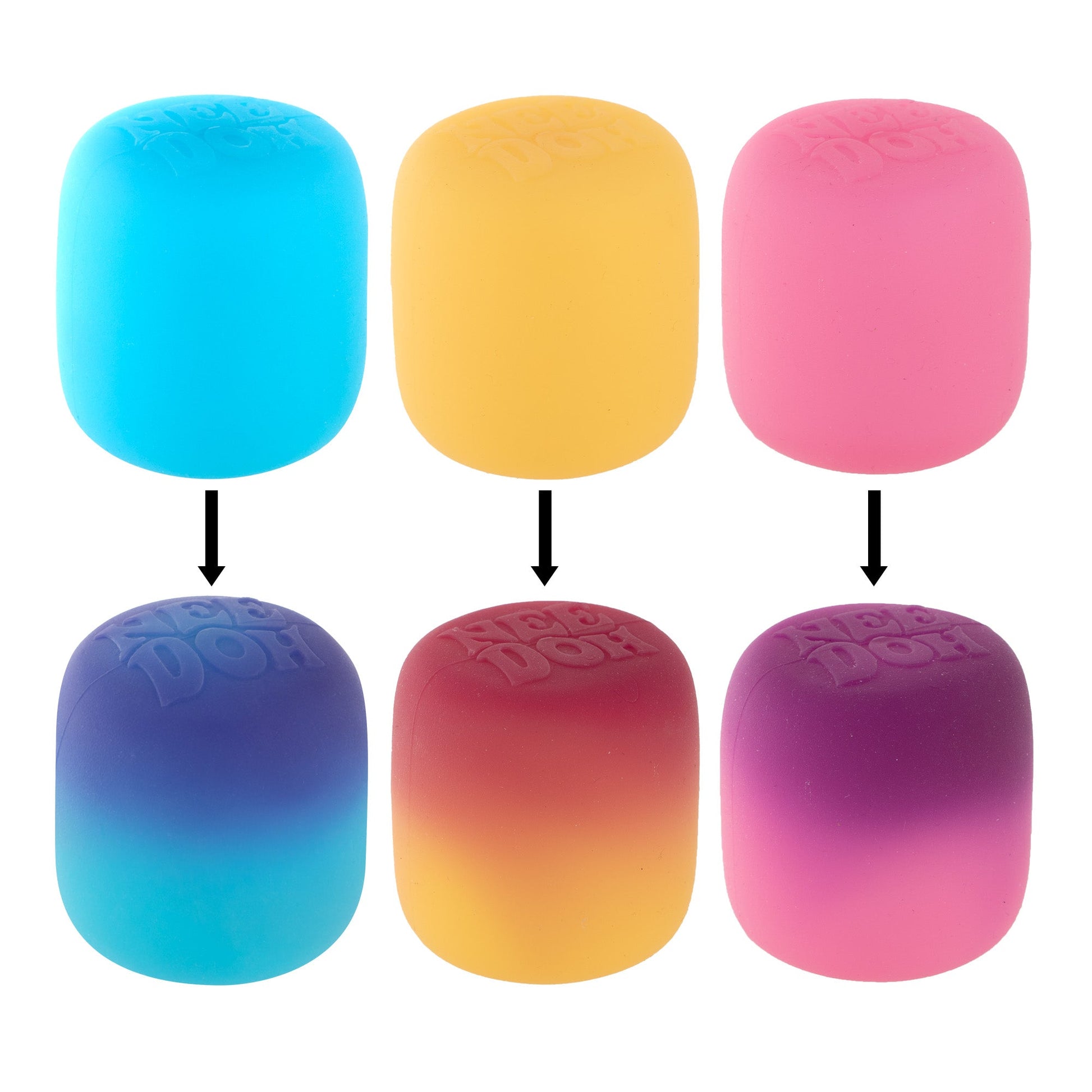Sweet Treat Shaped NeeDoh Mello Mallo | Series Stone Harbor - Fun Food Fidget Cookie Squishable Toy Detail