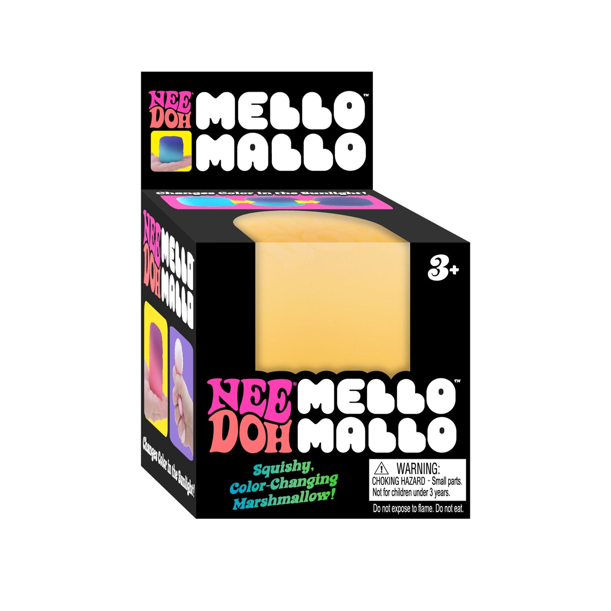 Sweet Treat Shaped NeeDoh Mello Mallo | Series Stone Harbor - Fun Food Fidget Cookie Squishable Toy Detail