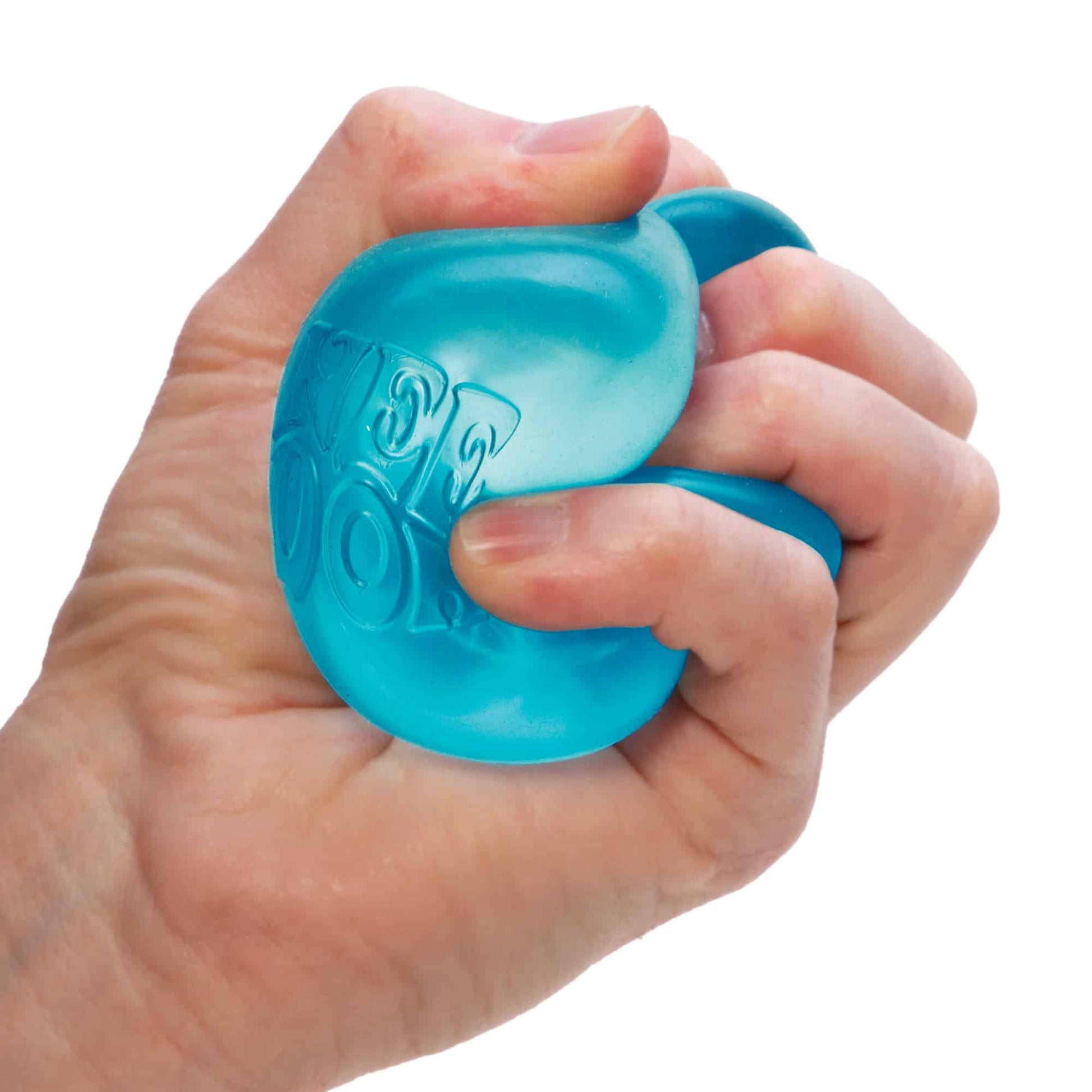 Crystal Clear NeeDoh Nice Cube | Series Elm Bridge - Nice Cubes Clear Satisfying Crunch Stress Toy Detail