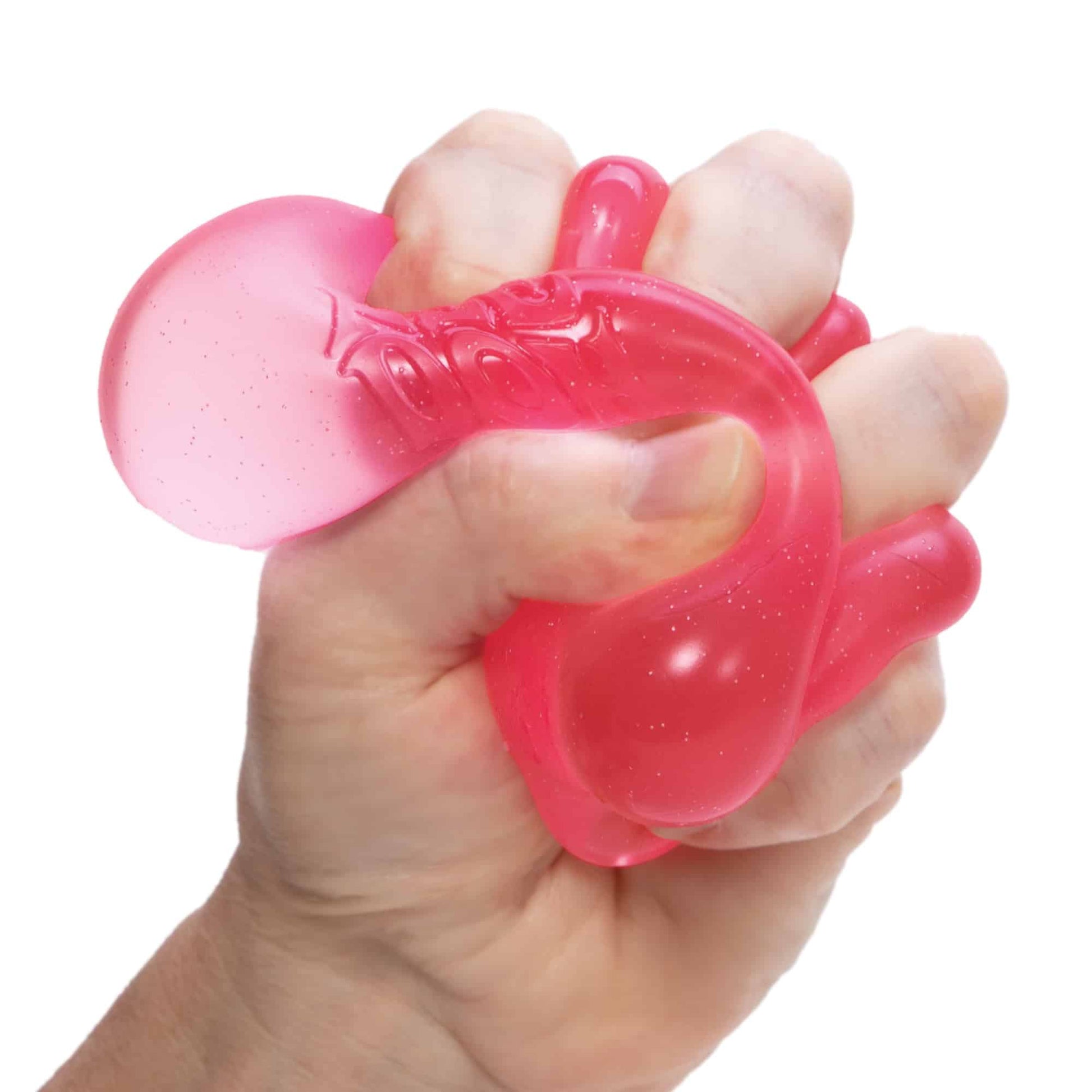 Crystal Clear NeeDoh Nice Cube | Series Elm Bridge - Nice Cubes Clear Satisfying Crunch Stress Toy Detail