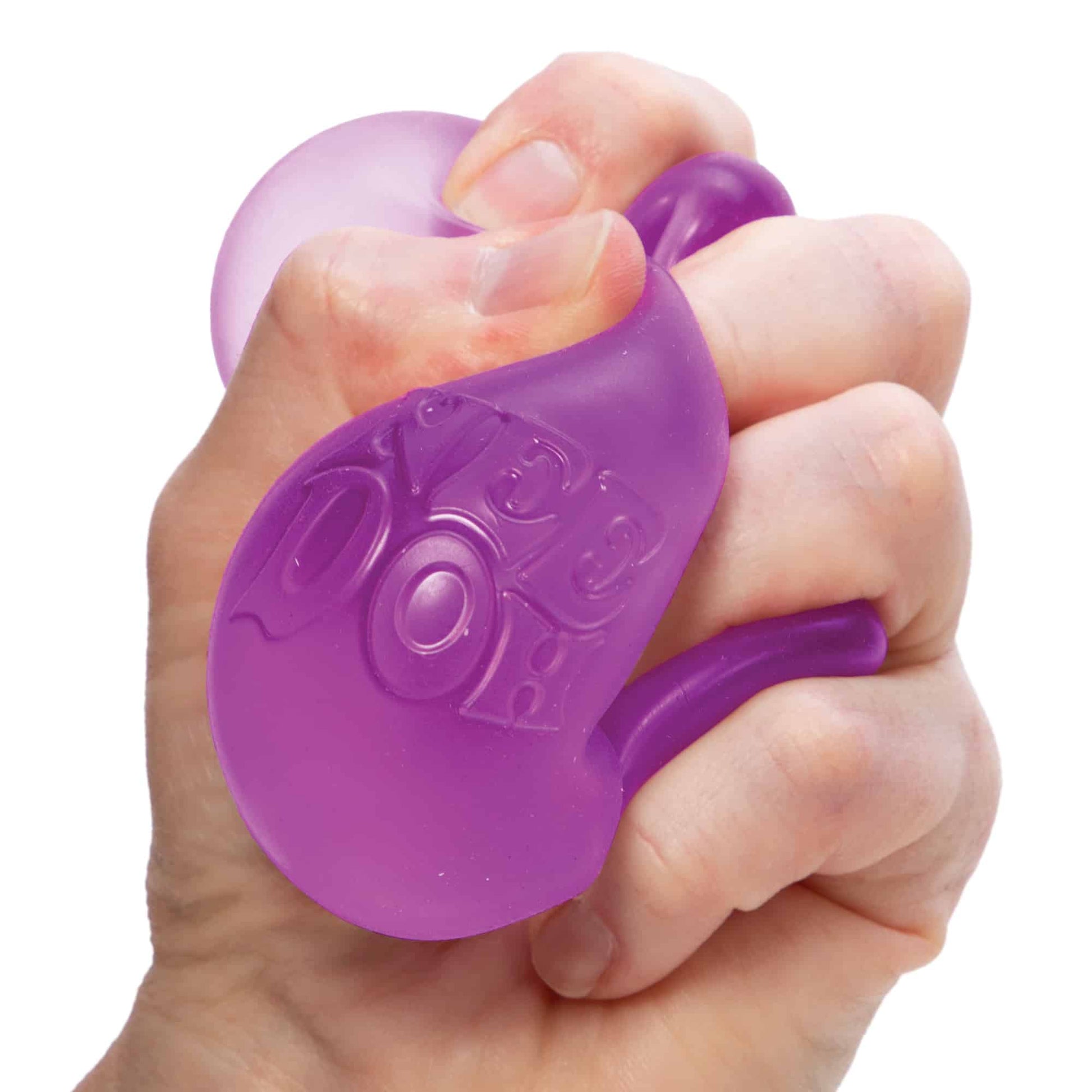 Crystal Clear NeeDoh Nice Cube | Series Elm Bridge - Nice Cubes Clear Satisfying Crunch Stress Toy Detail