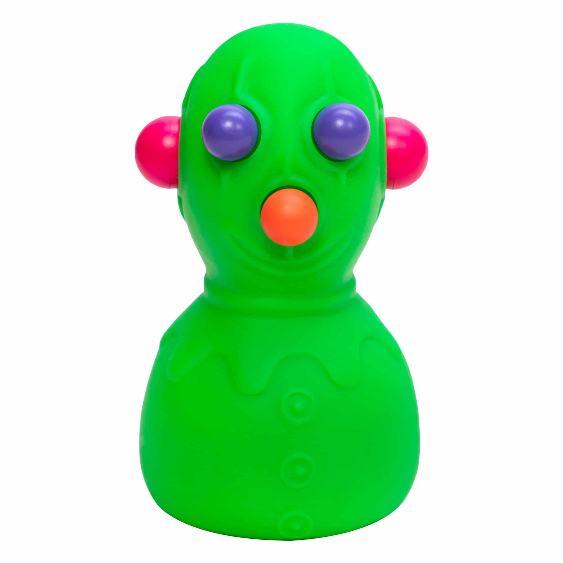 Fun Fidget Monster NeeDoh Panic Pete | Signature Seaside Bay - Collectible Shaggy Monster Squishable Toy Detail