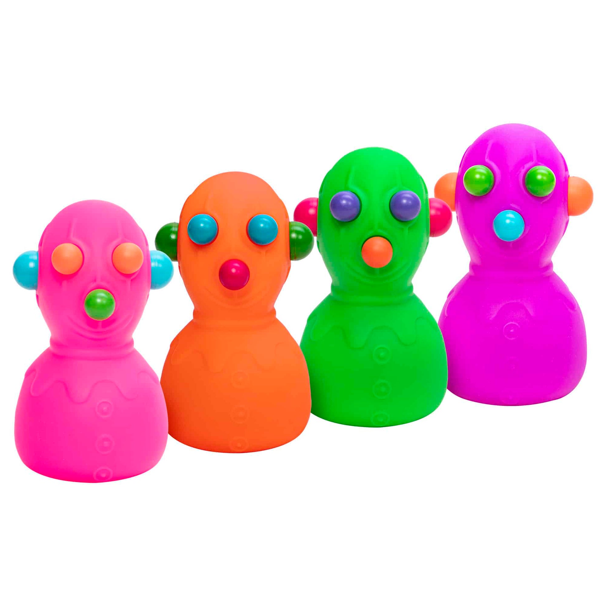 Fun Fidget Monster NeeDoh Panic Pete | Signature Seaside Bay - Collectible Shaggy Monster Squishable Toy - Surprise Me! (Random Color)