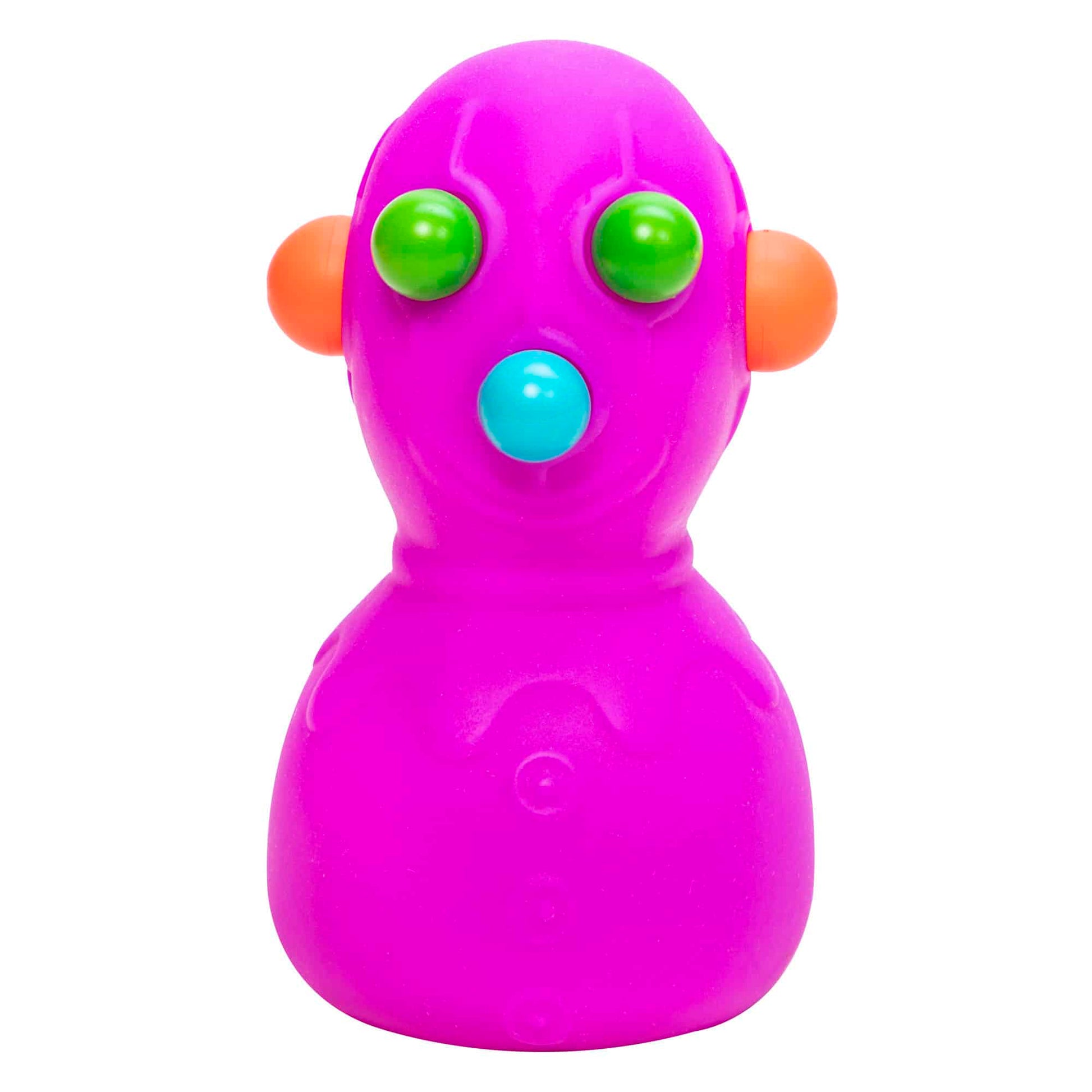 Fun Fidget Monster NeeDoh Panic Pete | Signature Seaside Bay - Collectible Shaggy Monster Squishable Toy Detail