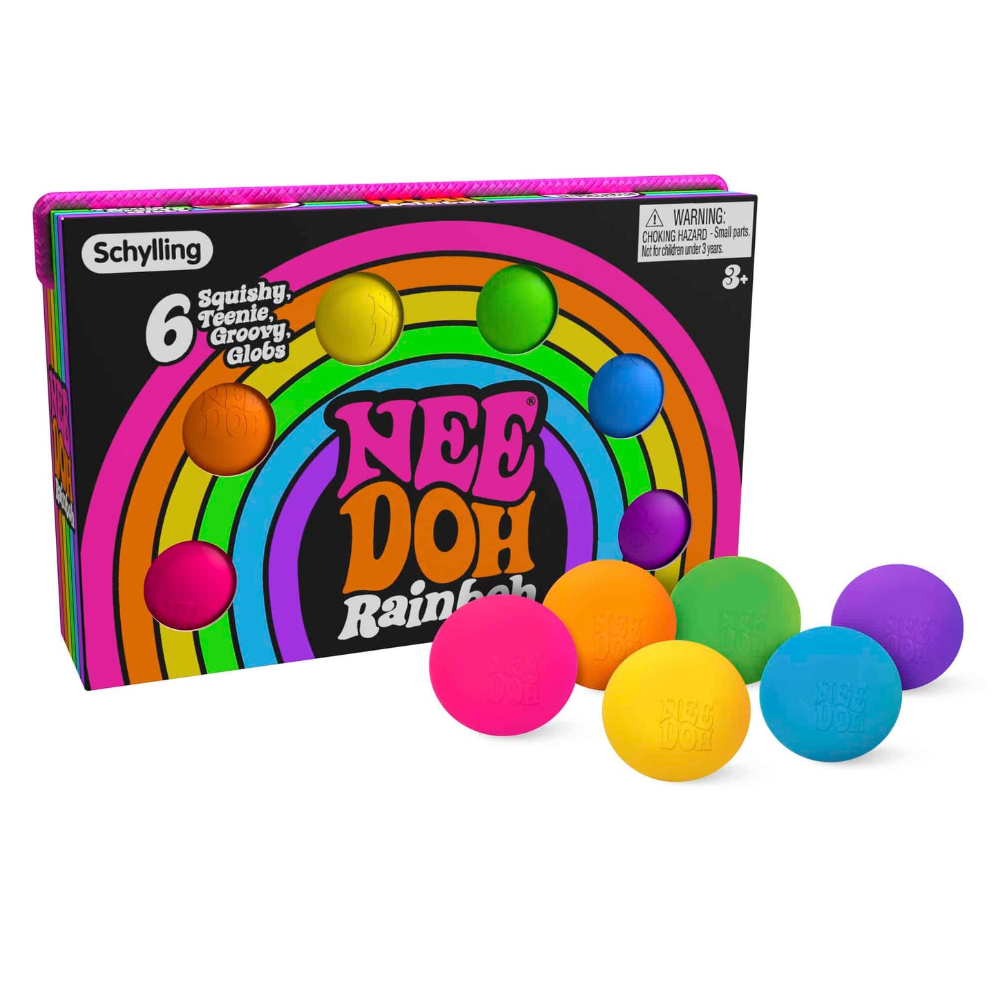 Whimsical Doughnut NeeDoh Rainboh | Reserve Autumn Pond - Squishy Dohnut Sweet Treat Shaped Stress Toy Detail