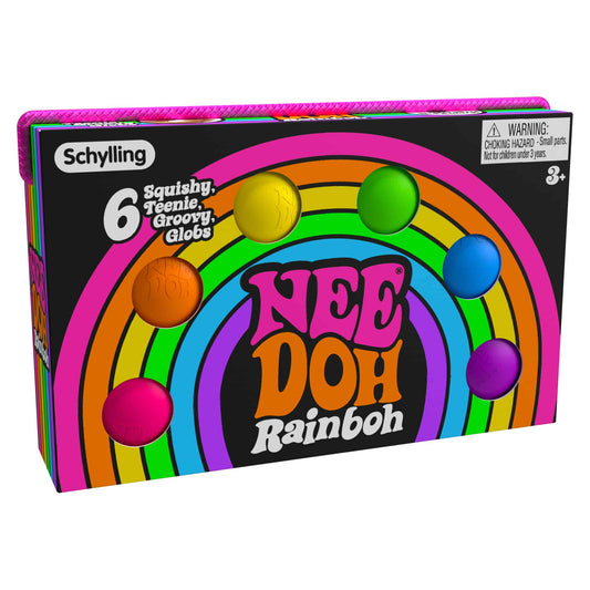 Whimsical Doughnut NeeDoh Rainboh | Reserve Autumn Pond - Squishy Dohnut Sweet Treat Shaped Stress Toy - Default Title