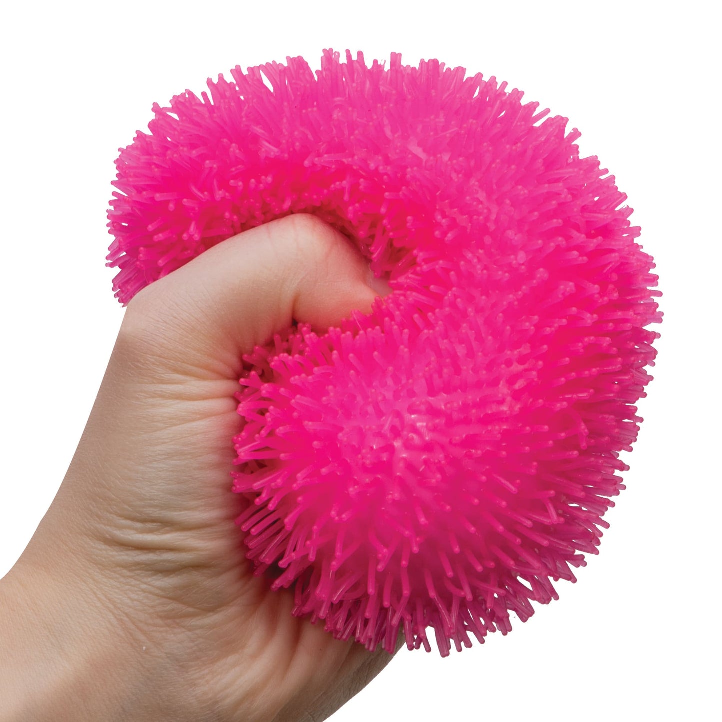Spiky Ribbed Shaggy NeeDoh | Collection Winter Creek - Shaggy Tactile Ribbed Stress Relief Toy Detail