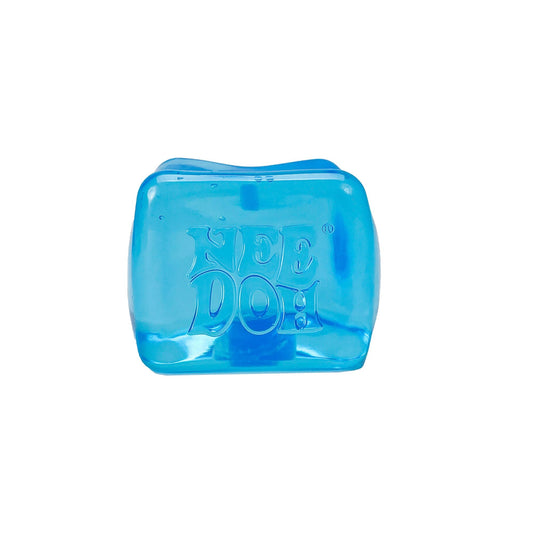 Satisfying Crunch NeeDoh Nice Berg | Reserve Oak Hollow - Crystal Clear Squishable Ice Cube NeeDoh Detail