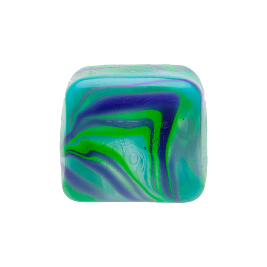 Ice-Cube Texture NeeDoh Nice Cube Swirl | Select Golden Pond - Nice Cubes Clear Satisfying Crunch Stress Toy - Surprise Me! (Random Color)
