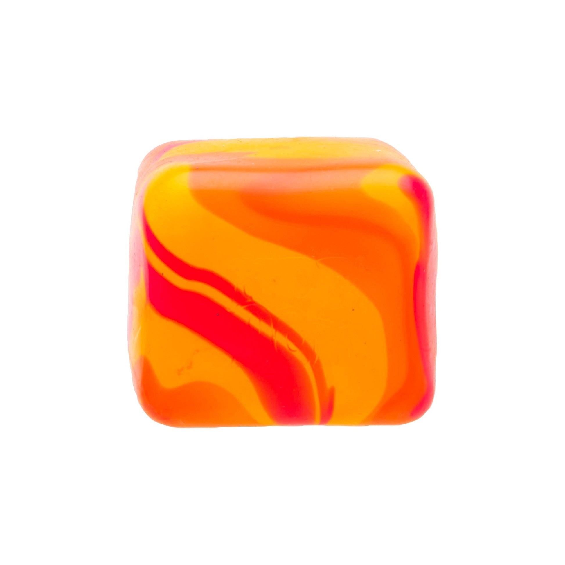Ice-Cube Texture NeeDoh Nice Cube Swirl | Select Golden Pond - Nice Cubes Clear Satisfying Crunch Stress Toy Detail